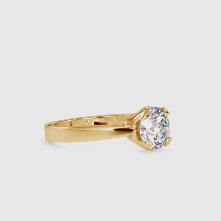 Andromeda Round Solitaire Ring