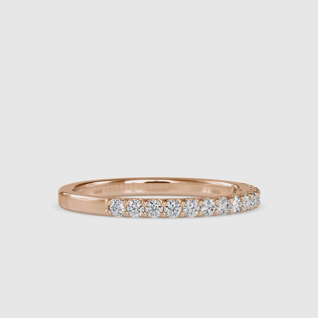 Round Eternal Sparkle Prong Ring