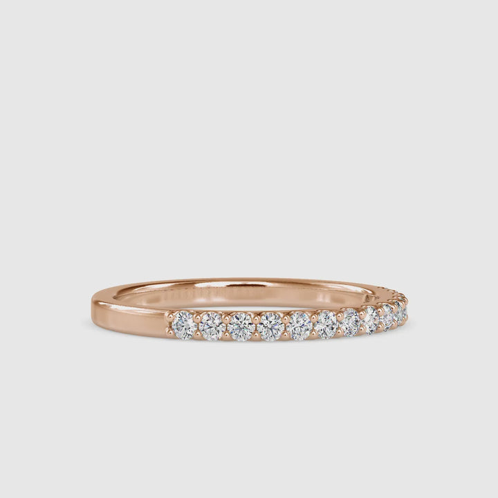 Round Eternal Sparkle Prong Ring