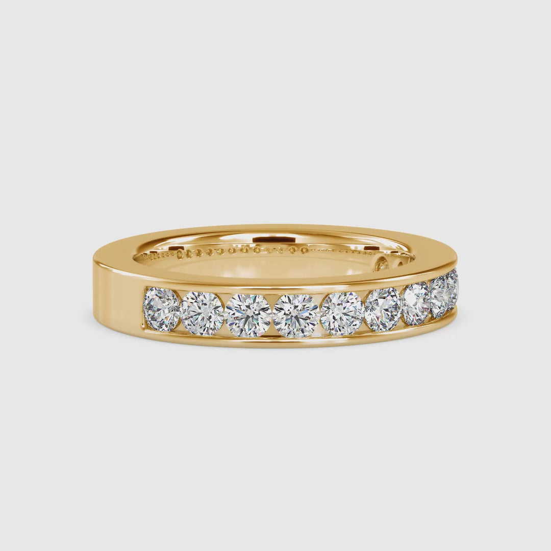 Round Full Band Eternal Sparkle Ring