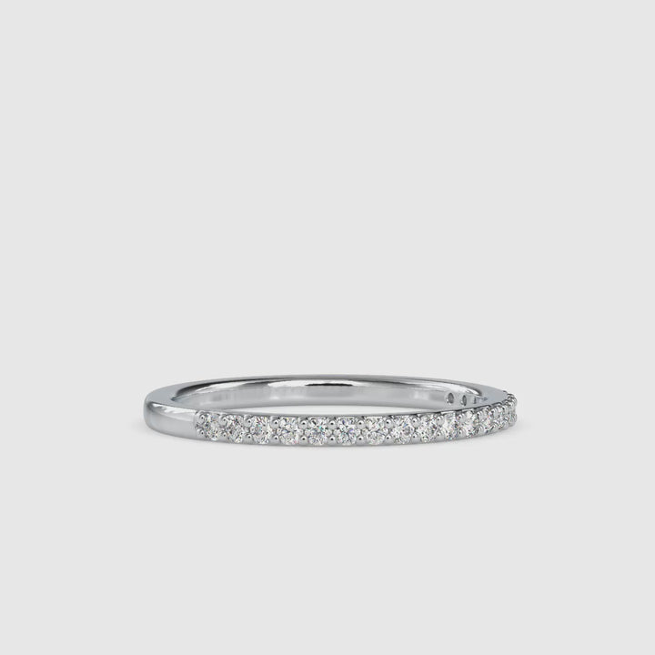 Round Classy Elegant Eternal Sparkle Ring